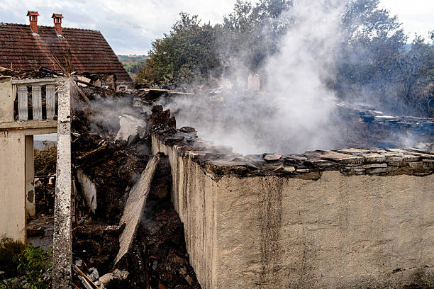 Professional Fire Damage Repair technician working in Mantua, VA